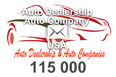 2022 fresh updated USA Auto Dealership & Company 115 000 email database
