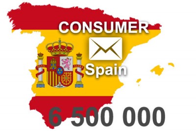 2022 fresh updated Spain 6 500 000 Consumer email database